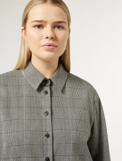 Marina Rinaldi Camicie & Bluse | Camicie & Bluse*Camicia in Principe di Galles NERO