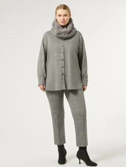 Marina Rinaldi Camicie & Bluse | Camicie & Bluse*Camicia in Principe di Galles NERO