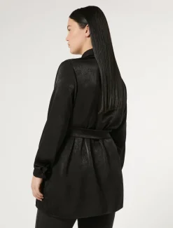 Marina Rinaldi Camicie & Bluse | Camicie & Bluse*Camicia in raso NERO