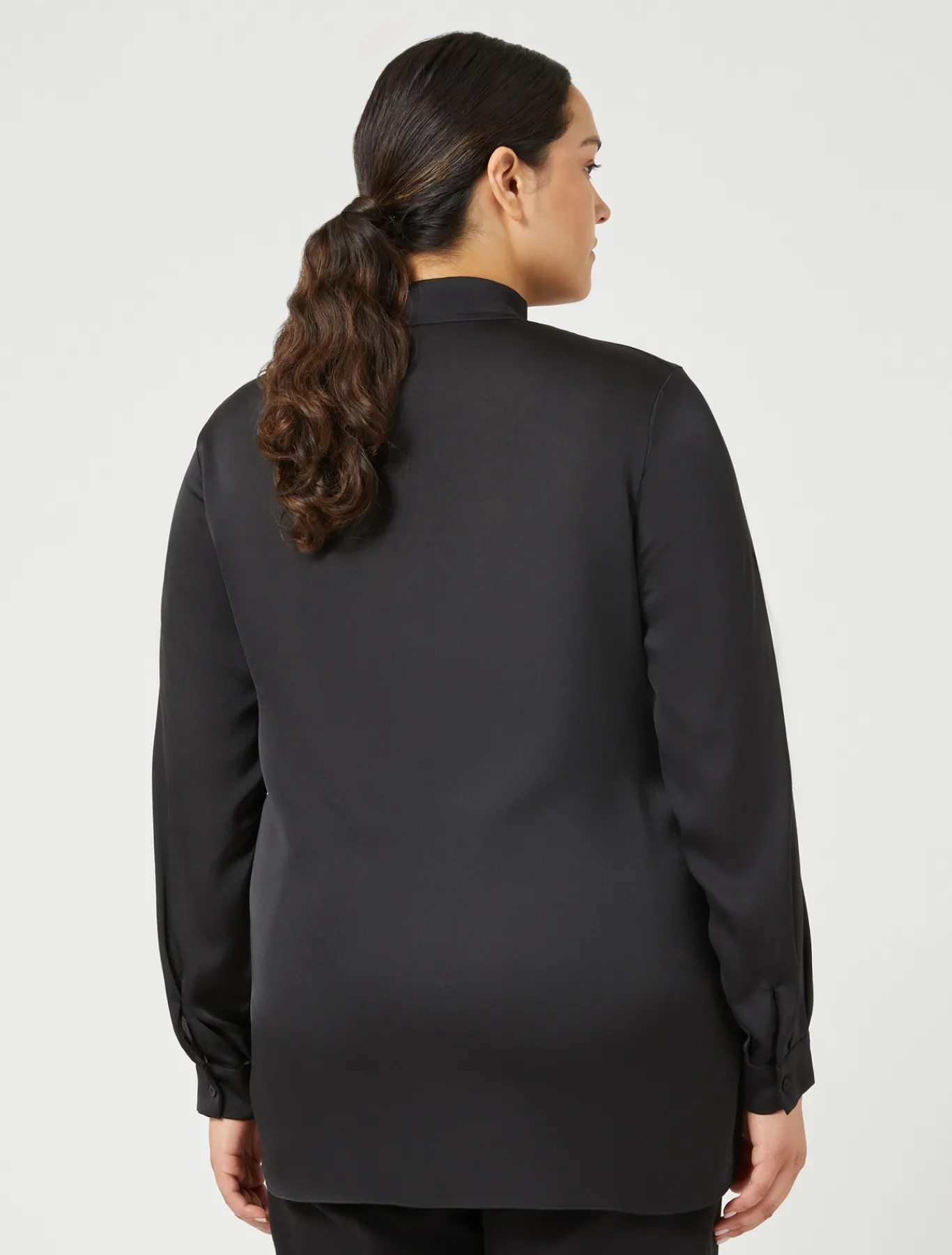 Marina Rinaldi Camicie & Bluse | Camicie & Bluse*Camicia in raso NERO