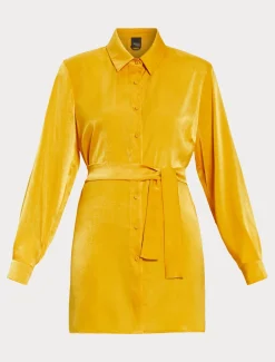 Marina Rinaldi Camicie & Bluse | Camicie & Bluse*Camicia in raso SENAPE