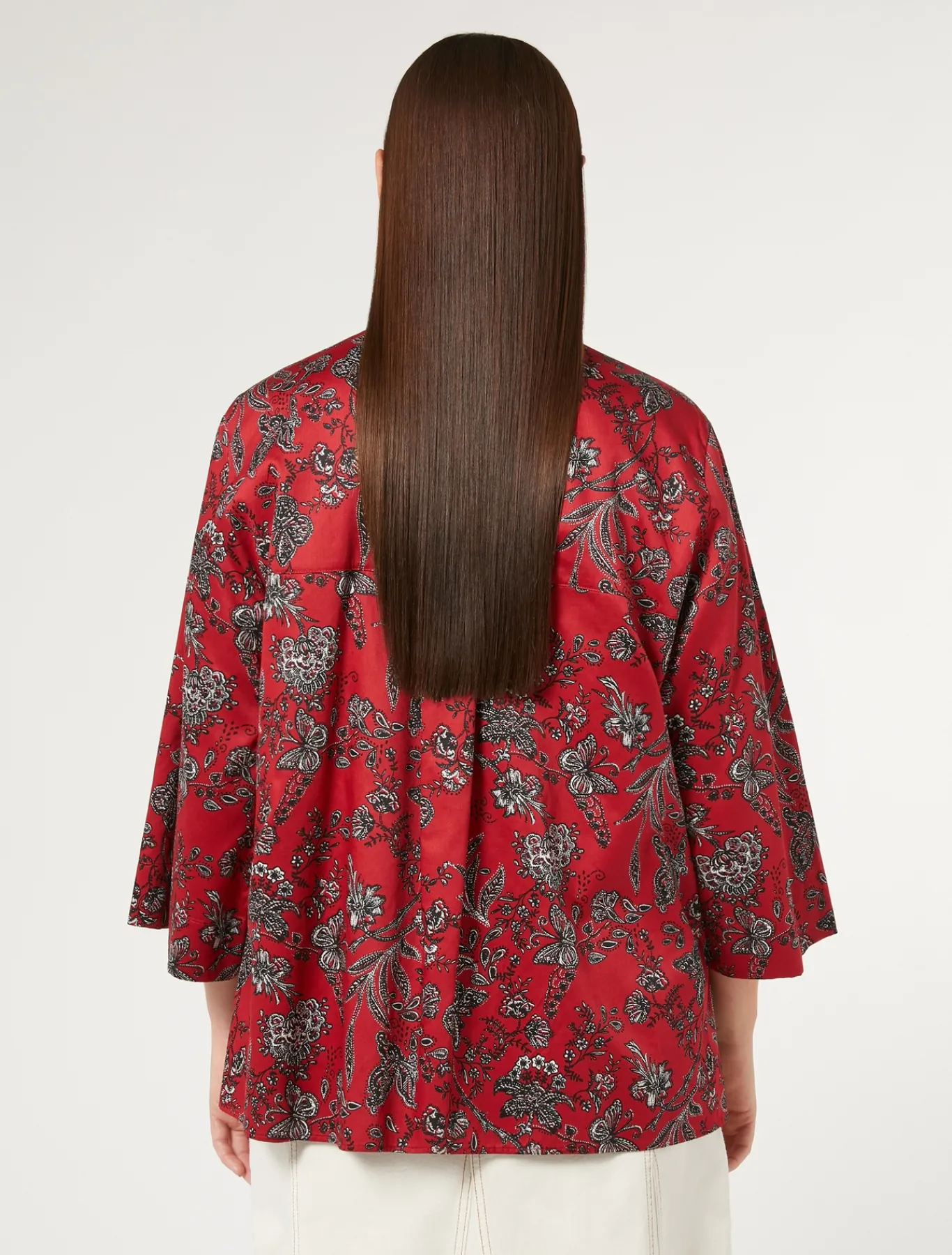 Marina Rinaldi Camicie & Bluse | Camicie & Bluse*Camicia in raso di cotone ROSSO