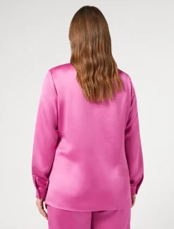 Marina Rinaldi Camicie & Bluse | Camicie & Bluse*Camicia in raso fluido ROSAANTICO