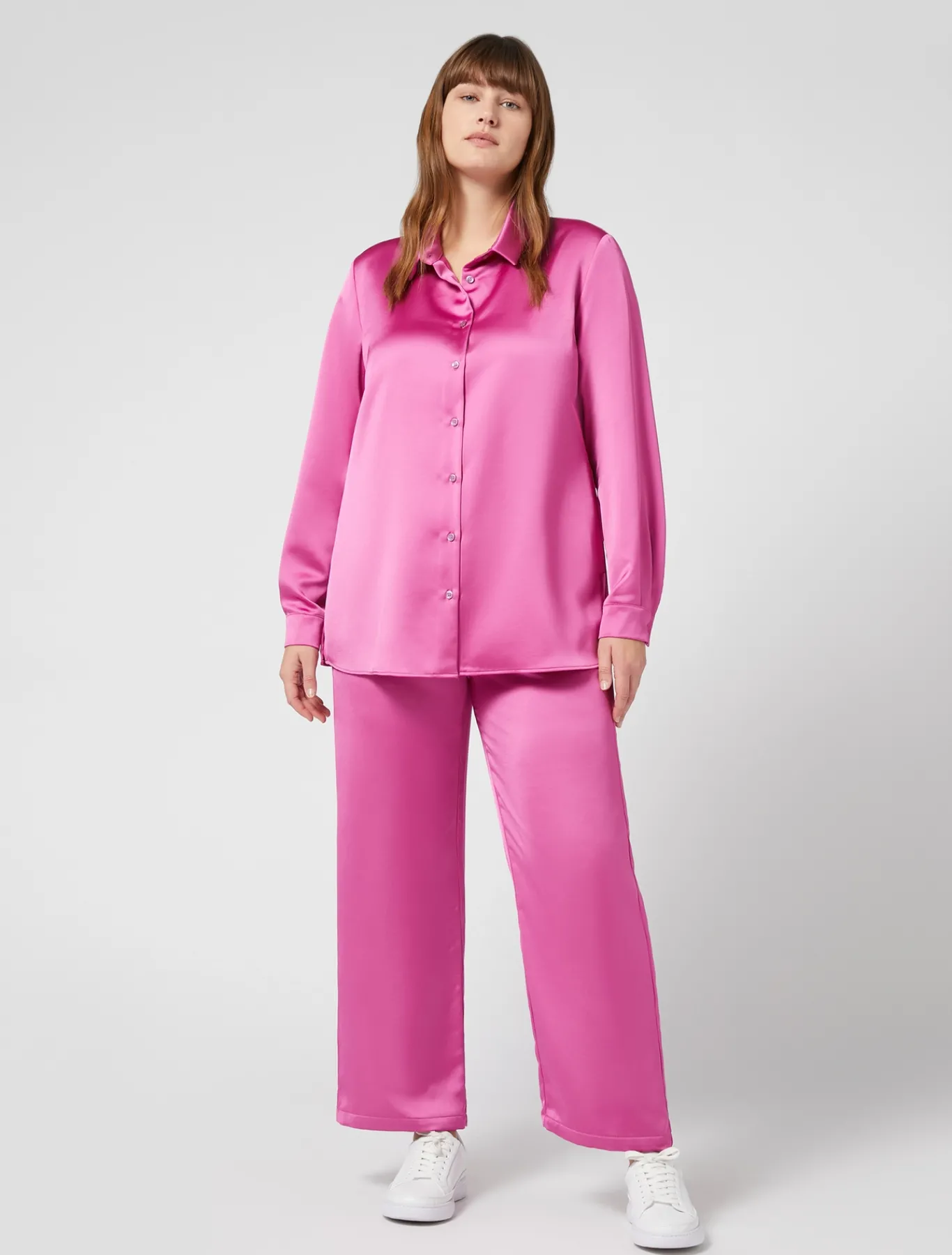 Marina Rinaldi Camicie & Bluse | Camicie & Bluse*Camicia in raso fluido ROSAANTICO