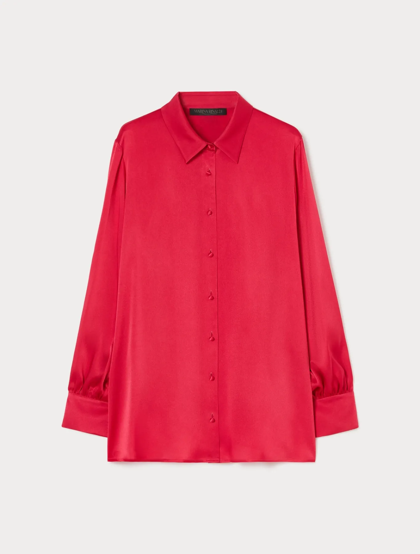Marina Rinaldi Bluse | Camicie & Bluse*Camicia in satin leggero FUXIA
