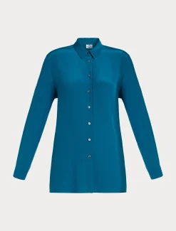 Marina Rinaldi Camicie & Bluse | Camicie & Bluse*Camicia in seta TURCHESE
