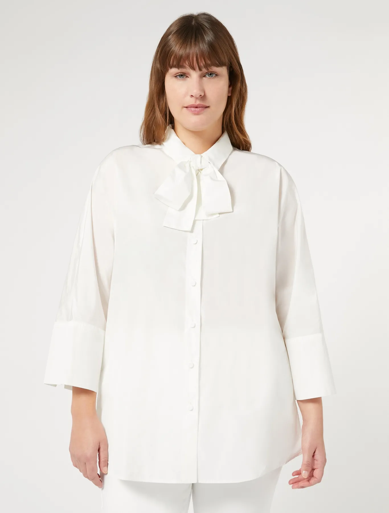 Marina Rinaldi Camicie & Bluse | Camicie & Bluse*Camicia in taffetà BIANCO