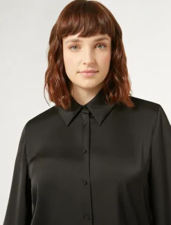 Marina Rinaldi Selezione Elegante | Collezione Elegante*Camicia in tessuto tecnico NERO