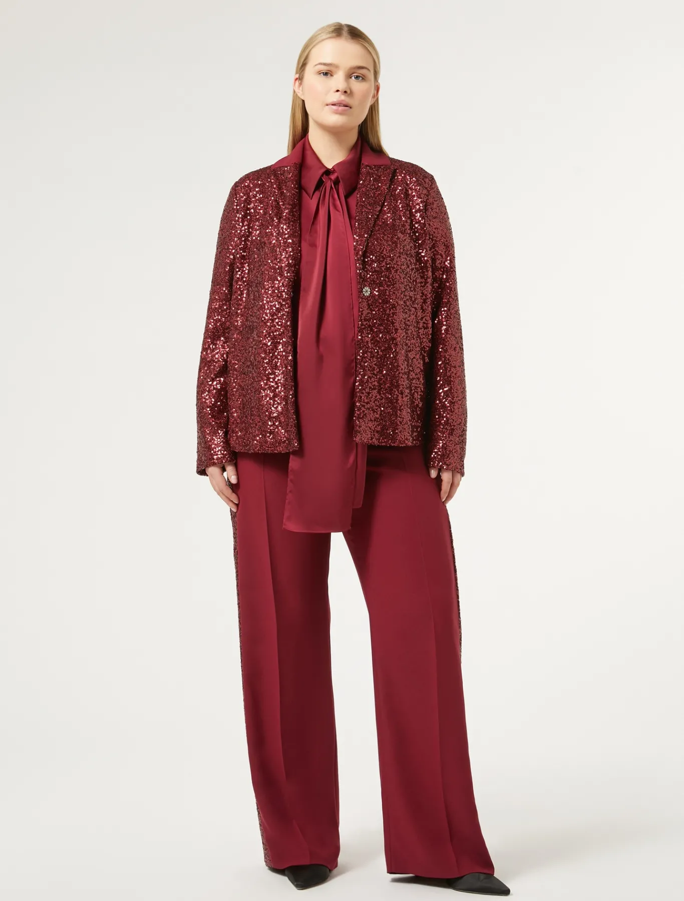 Marina Rinaldi Selezione Elegante | Collezione Elegante*Camicia in tessuto tecnico RUBINO