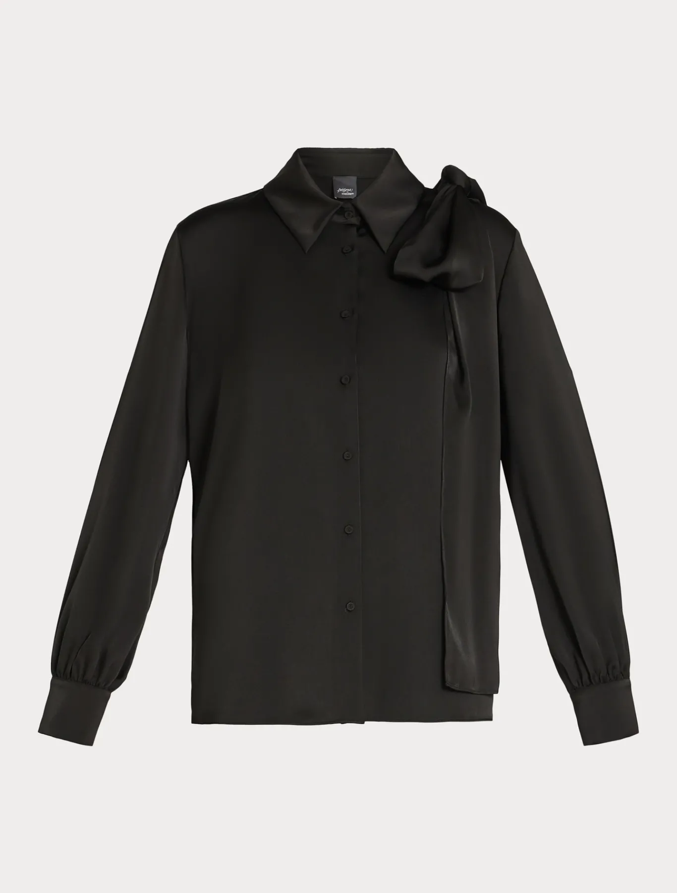 Marina Rinaldi Selezione Elegante | Collezione Elegante*Camicia in tessuto tecnico NERO