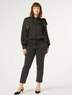 Marina Rinaldi Selezione Elegante | Collezione Elegante*Camicia in tessuto tecnico NERO
