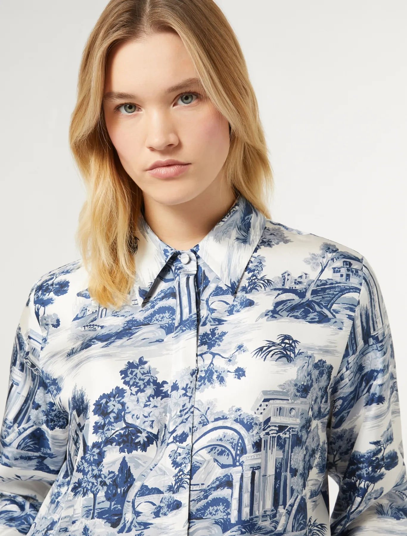 Marina Rinaldi Camicie & Bluse | Camicie & Bluse*Camicia in twill di seta BIANCOBLU
