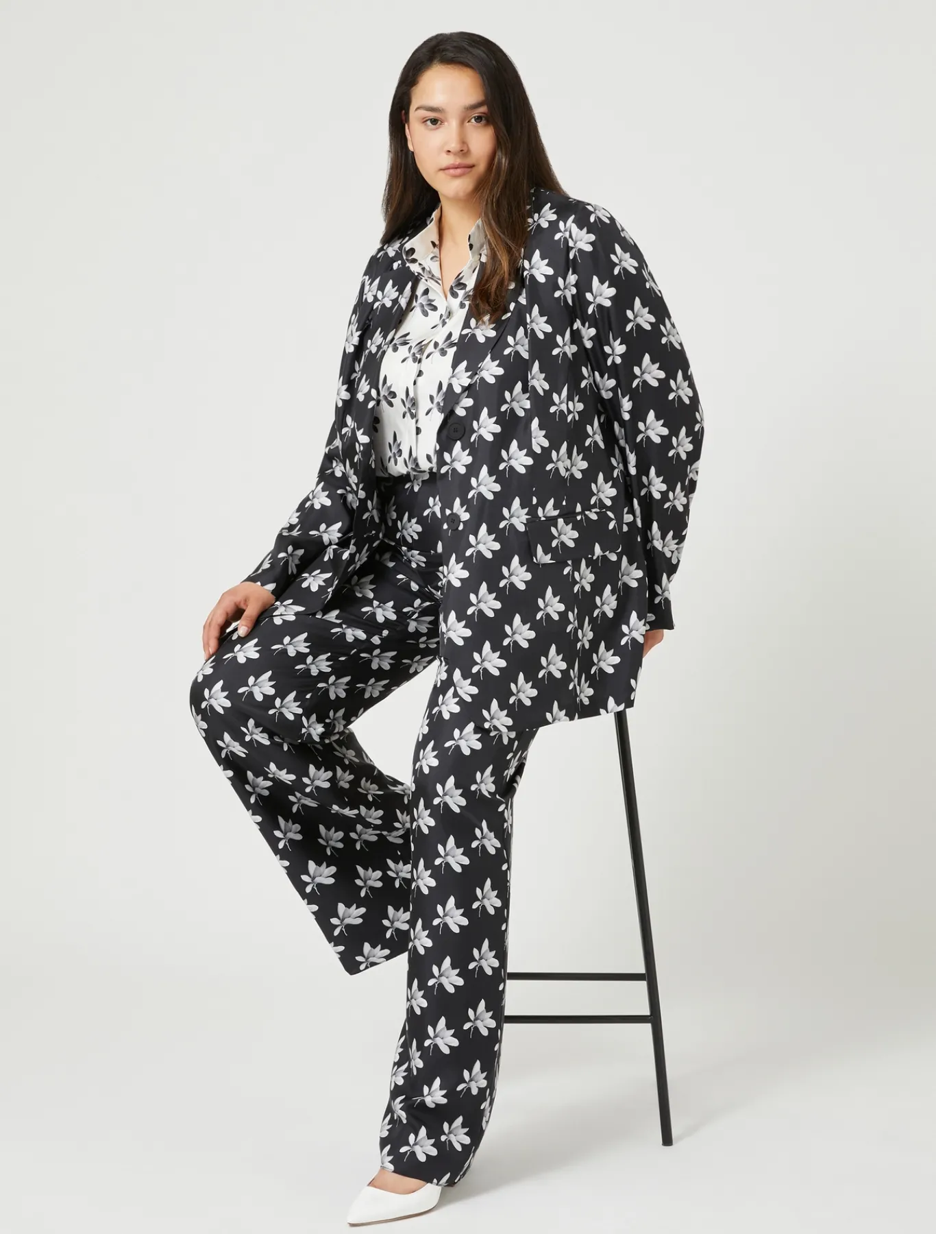 Marina Rinaldi Camicie & Bluse | Camicie & Bluse*Camicia in twill di seta BIANCO
