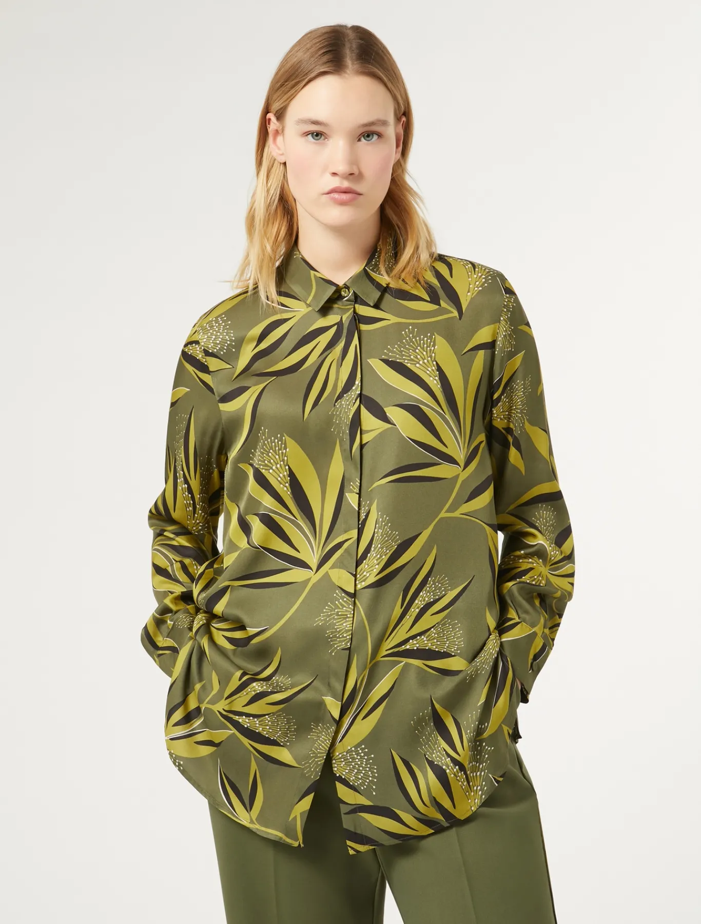 Marina Rinaldi Camicie & Bluse | Camicie & Bluse*Camicia in twill stampato VERDEMUSCHIO
