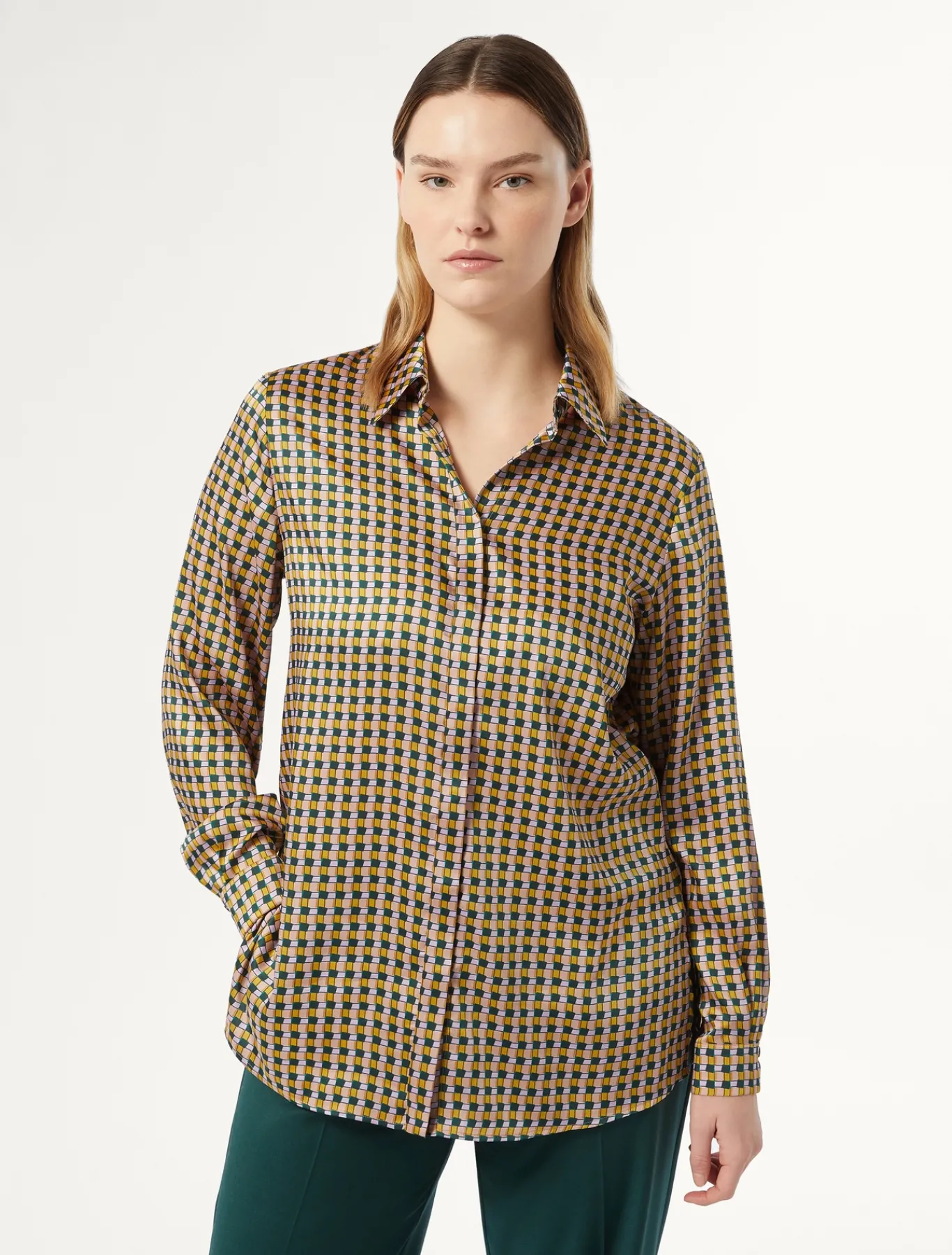 Marina Rinaldi Camicie & Bluse | Camicie & Bluse*Camicia in twill stampato ROSA