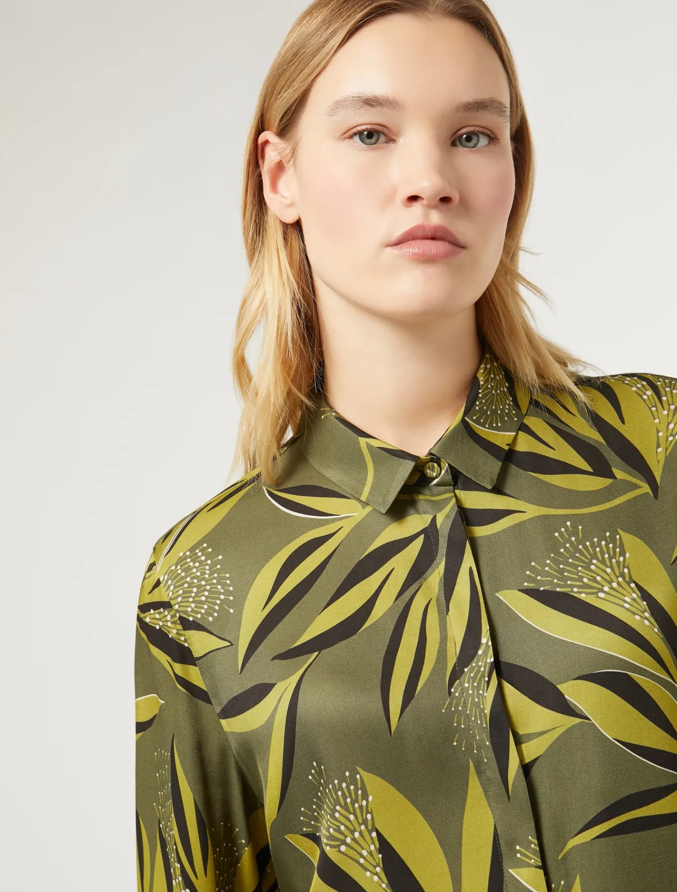 Marina Rinaldi Camicie & Bluse | Camicie & Bluse*Camicia in twill stampato VERDEMUSCHIO