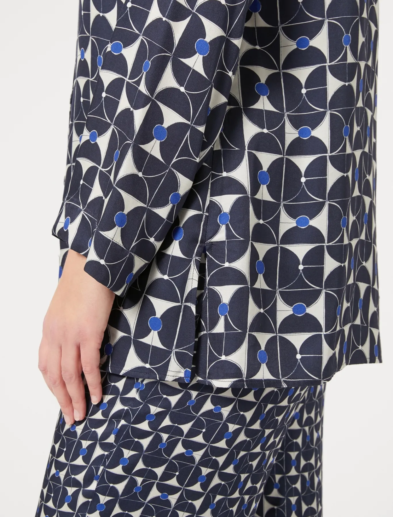 Marina Rinaldi Camicie & Bluse | Camicie & Bluse*Camicia in twill stampato BLUMARINO