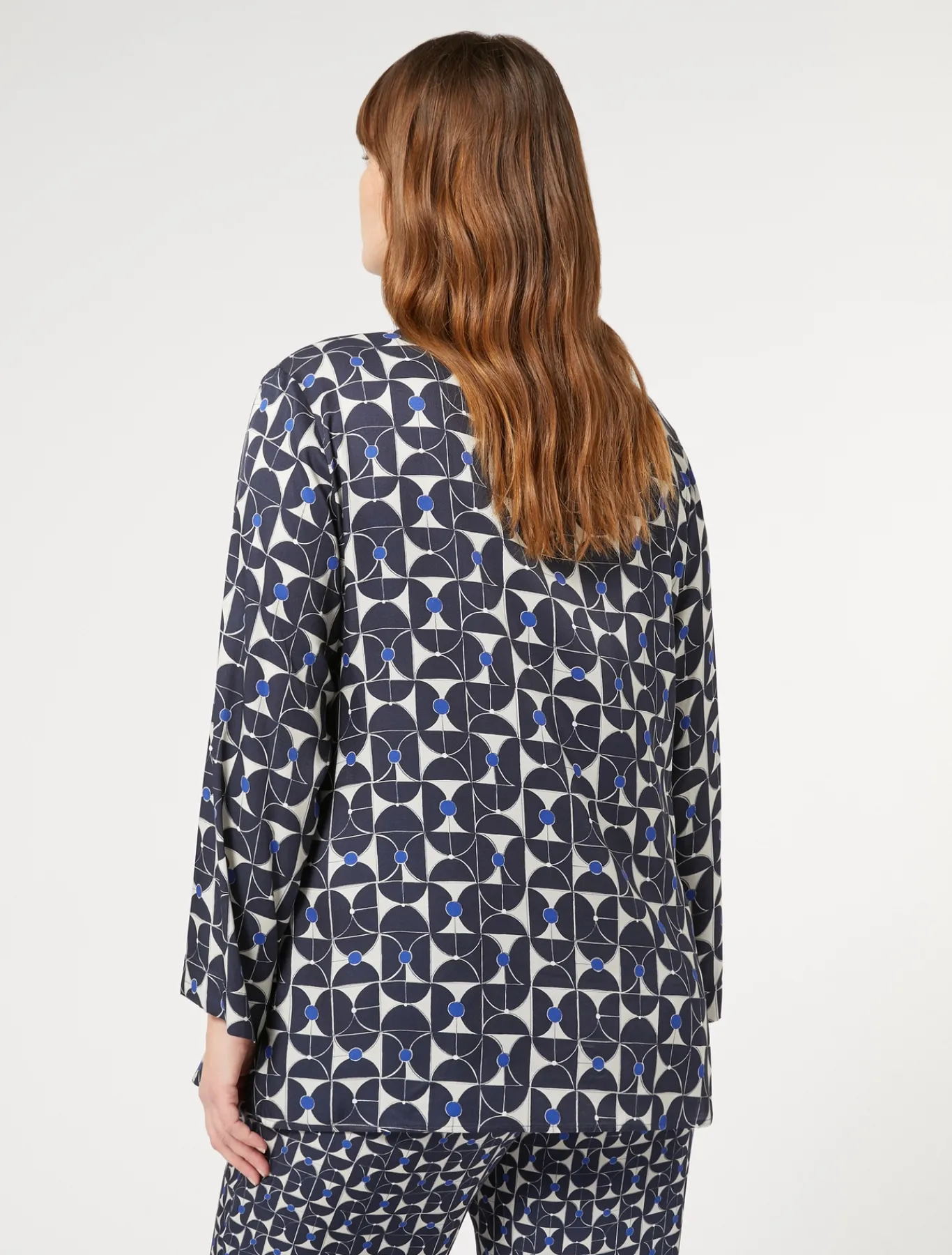 Marina Rinaldi Camicie & Bluse | Camicie & Bluse*Camicia in twill stampato BLUMARINO