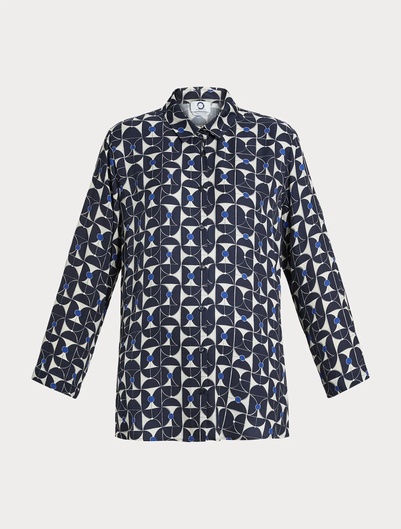 Marina Rinaldi Camicie & Bluse | Camicie & Bluse*Camicia in twill stampato BLUMARINO