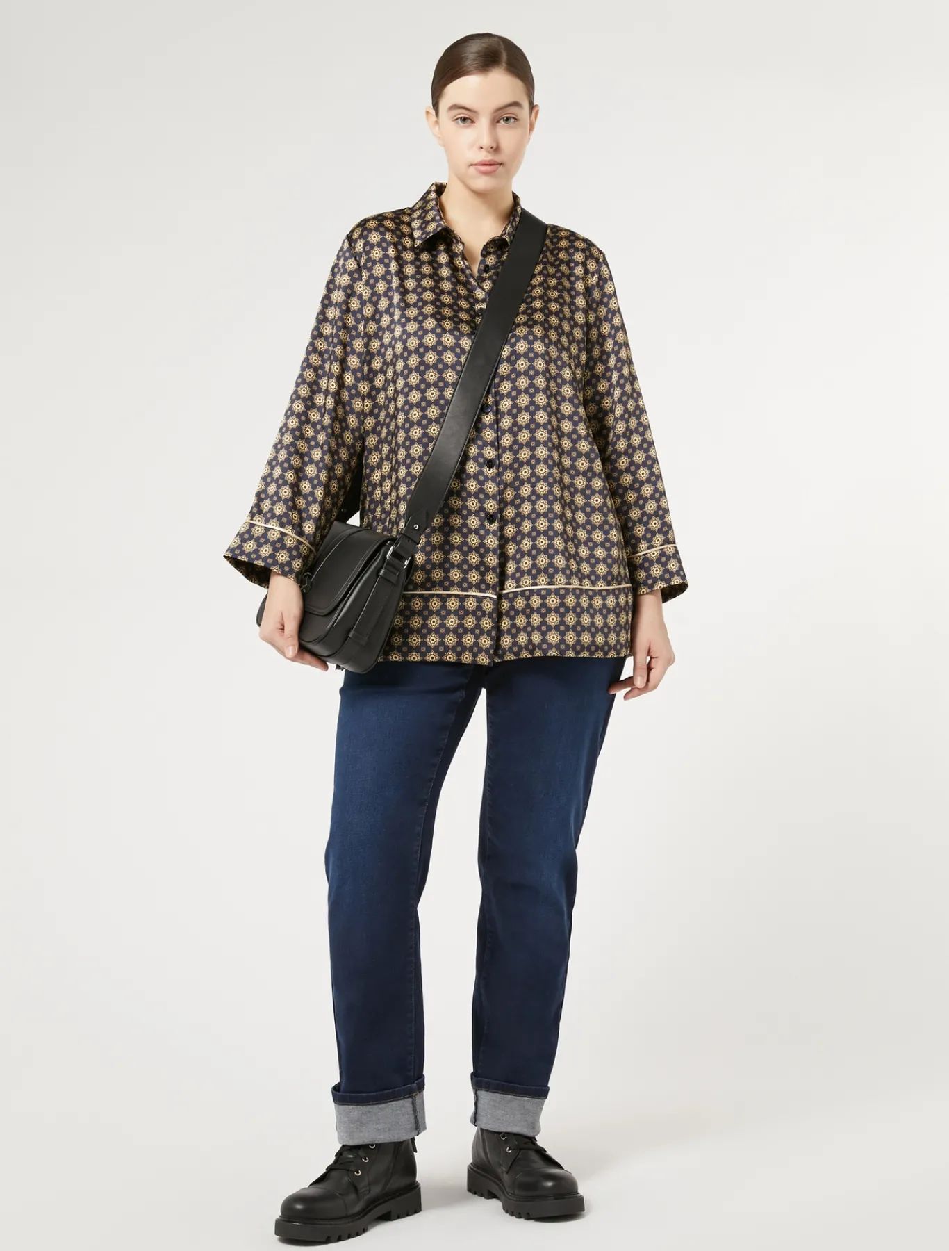 Marina Rinaldi Camicie & Bluse | Camicie & Bluse*Camicia in twill stampato BLUNOTTE