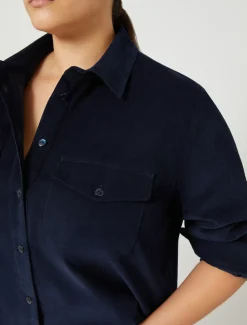 Marina Rinaldi Camicie & Bluse | Camicie & Bluse*Camicia in velluto BLU