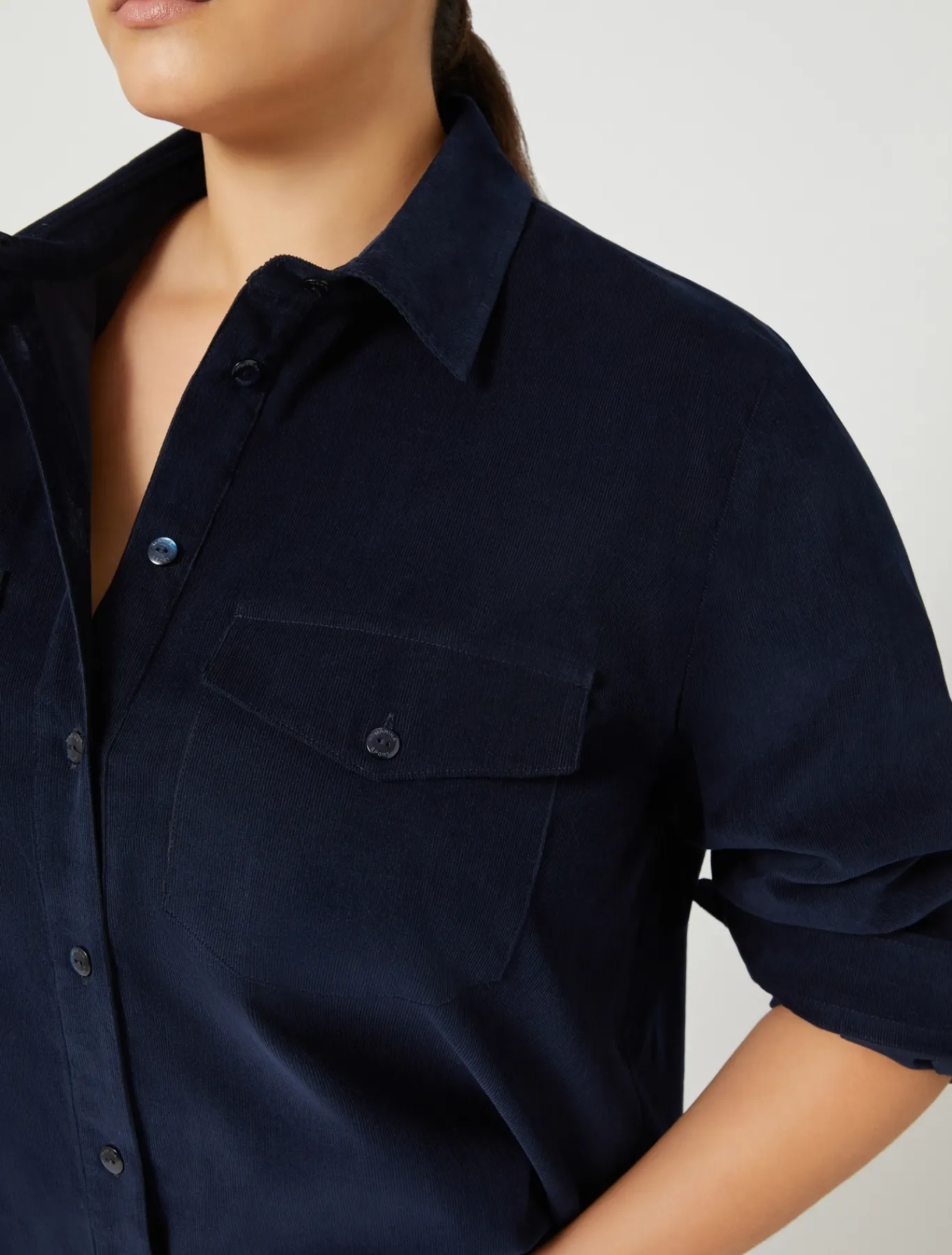 Marina Rinaldi Camicie & Bluse | Camicie & Bluse*Camicia in velluto BLU