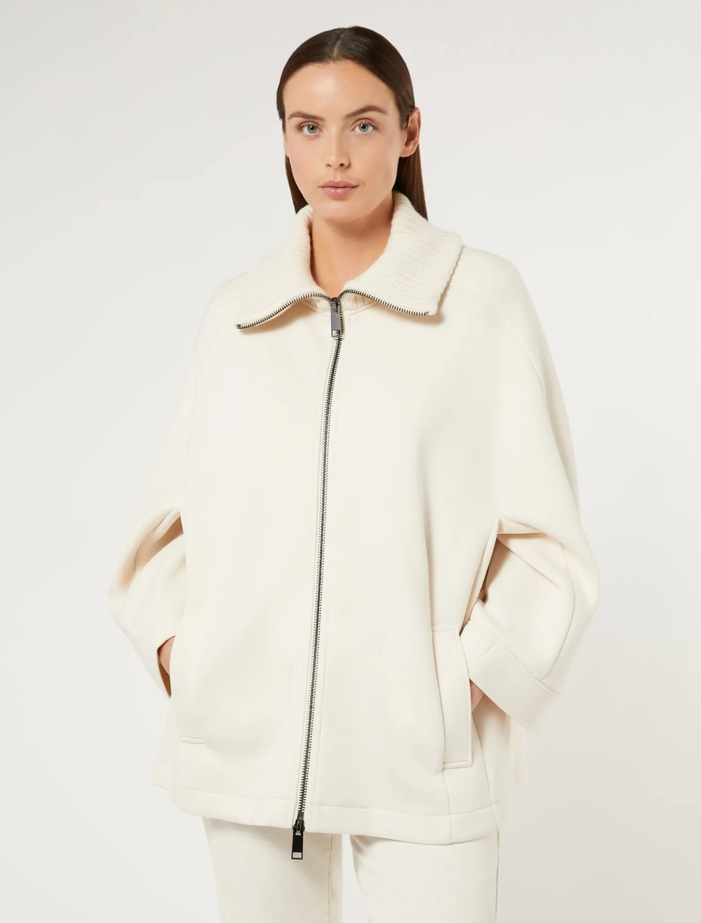 Marina Rinaldi Cappotti & Trench | Cappotti & Trench*Cappa in jersey GIALLOCHIARO
