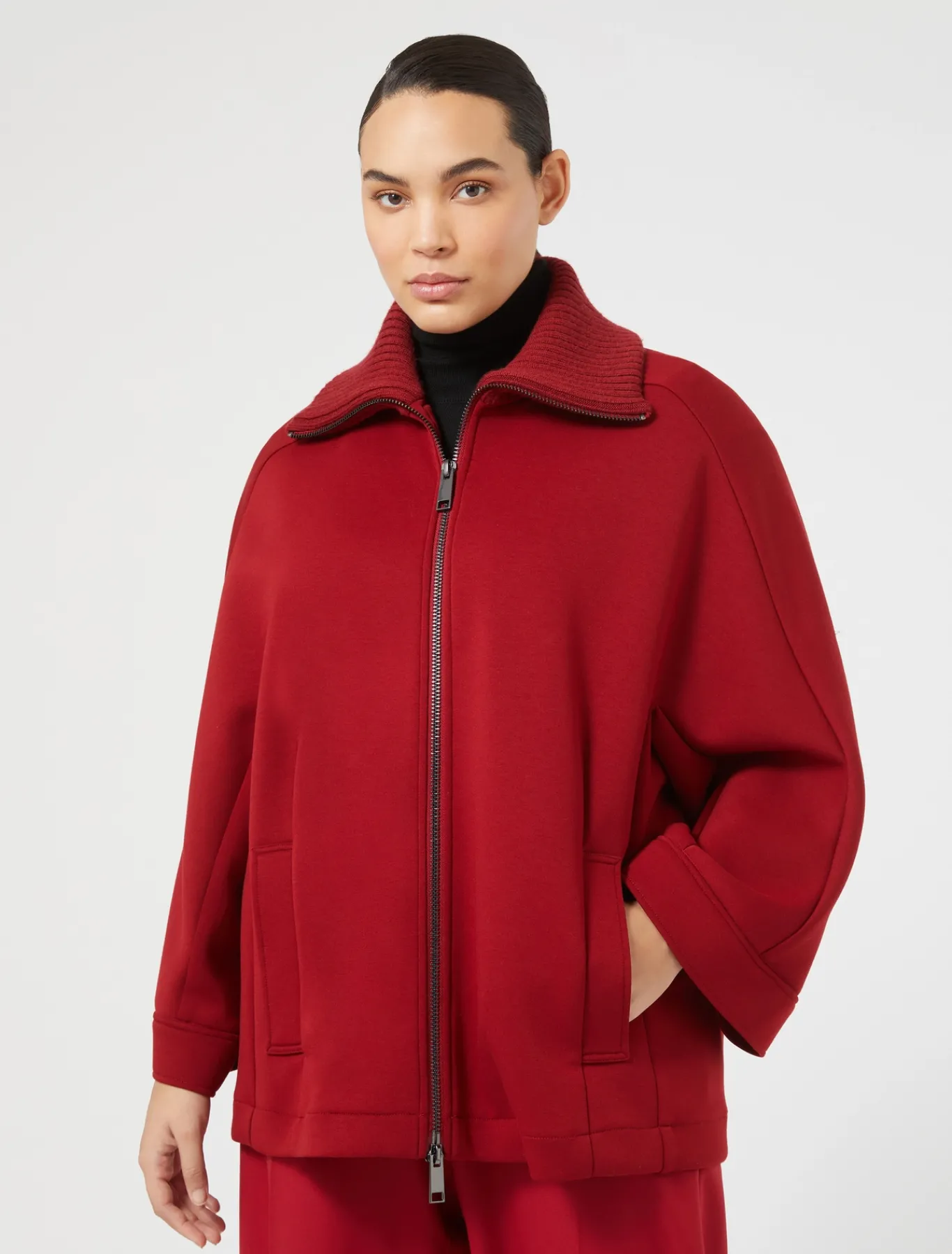Marina Rinaldi Cappotti & Trench | Cappotti & Trench*Cappa in jersey ROSSO