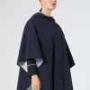 Marina Rinaldi Accessori | Accessori*Cappa in tela e jersey mélange BLUNOTTE