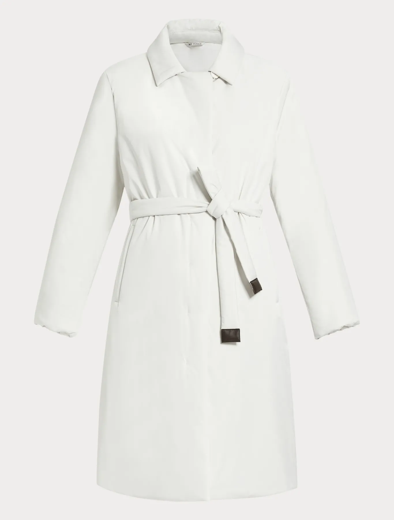 Marina Rinaldi Piumini | Piumini*Cappotto imbottito in raso antigoccia BIANCO