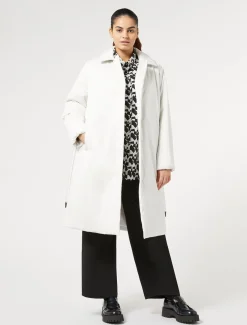 Marina Rinaldi Piumini | Piumini*Cappotto imbottito in raso antigoccia BIANCO