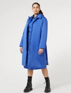 Marina Rinaldi Piumini | Piumini*Cappotto imbottito in raso antigoccia BLUCINA