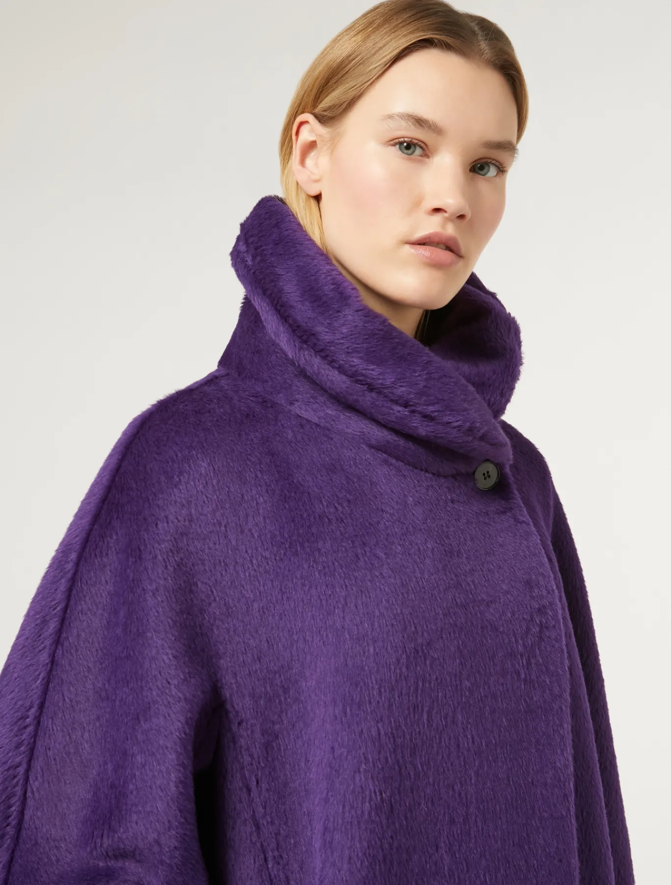 Marina Rinaldi Cappotti & Trench | Cappotti & Trench*Cappotto in alpaca e lana VIOLA