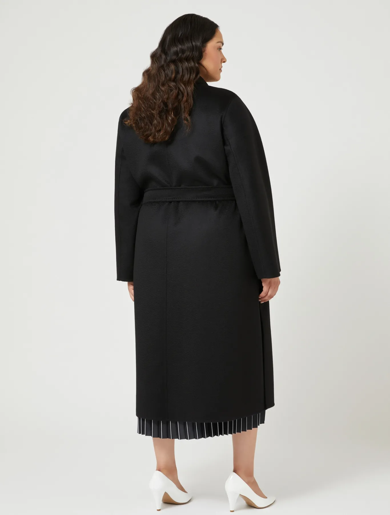 Marina Rinaldi Cappotti & Trench | Cappotti & Trench*Cappotto in double di cachemire NERO