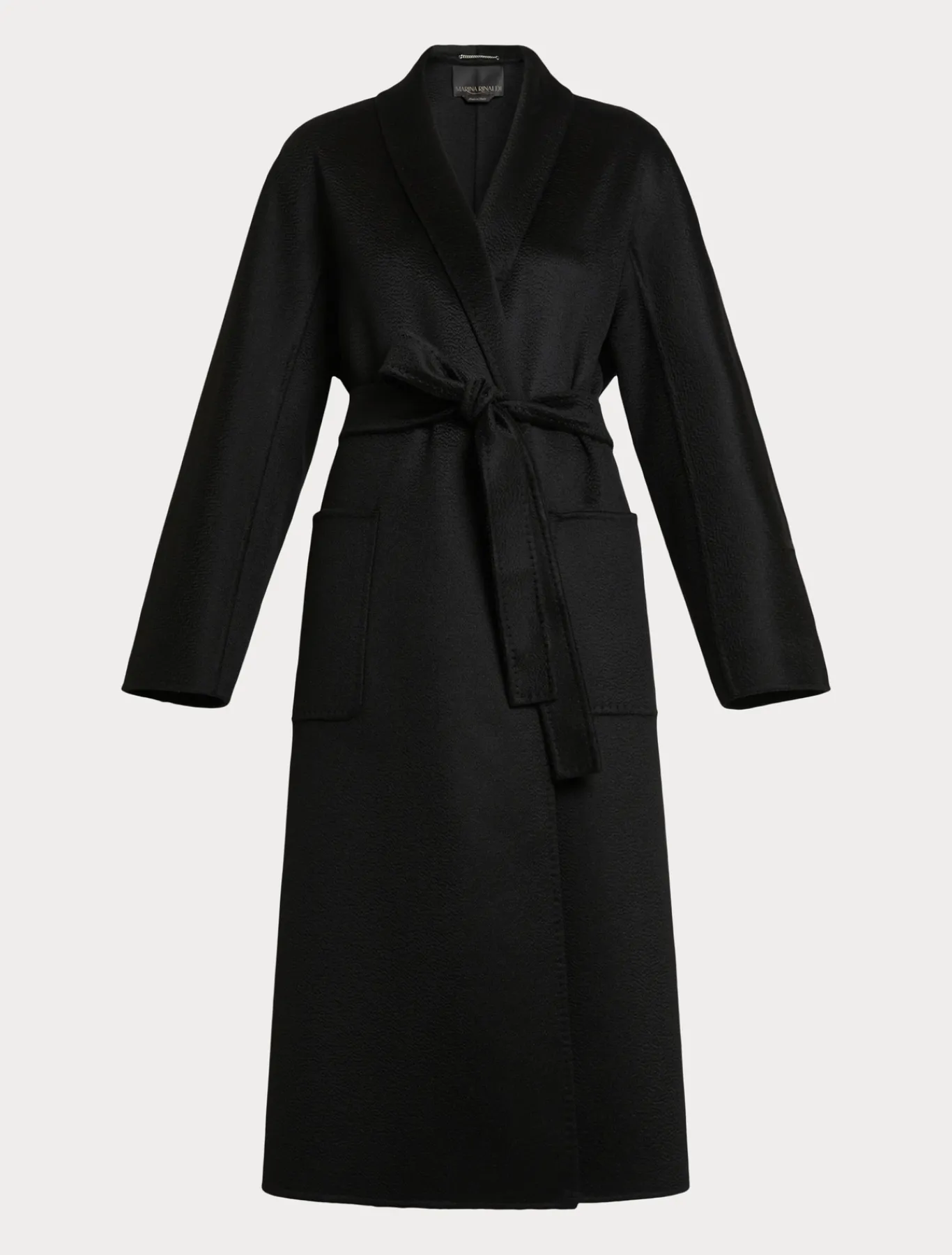 Marina Rinaldi Cappotti & Trench | Cappotti & Trench*Cappotto in double di cachemire NERO