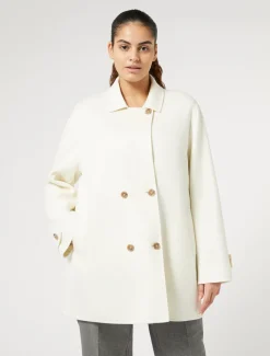 Marina Rinaldi Cappotti & Trench | Cappotti & Trench*Cappotto in double di lana e cachemire BIANCO