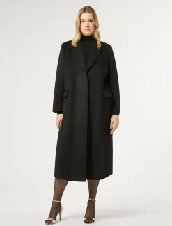 Marina Rinaldi Cappotti & Trench | Cappotti & Trench*Cappotto in double di lana NERO