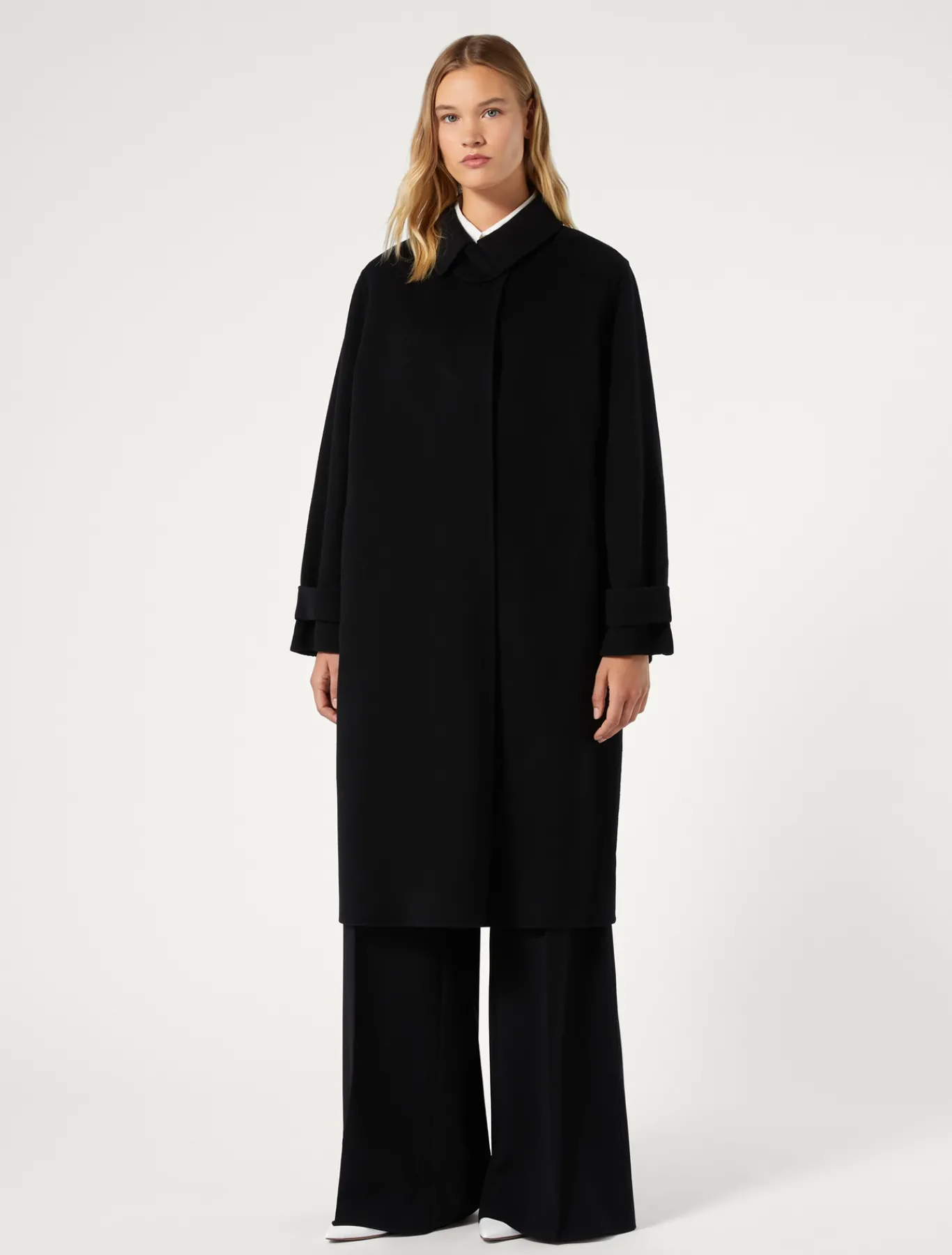 Marina Rinaldi Cappotti & Trench | Cappotti & Trench*Cappotto in double di lana NERO