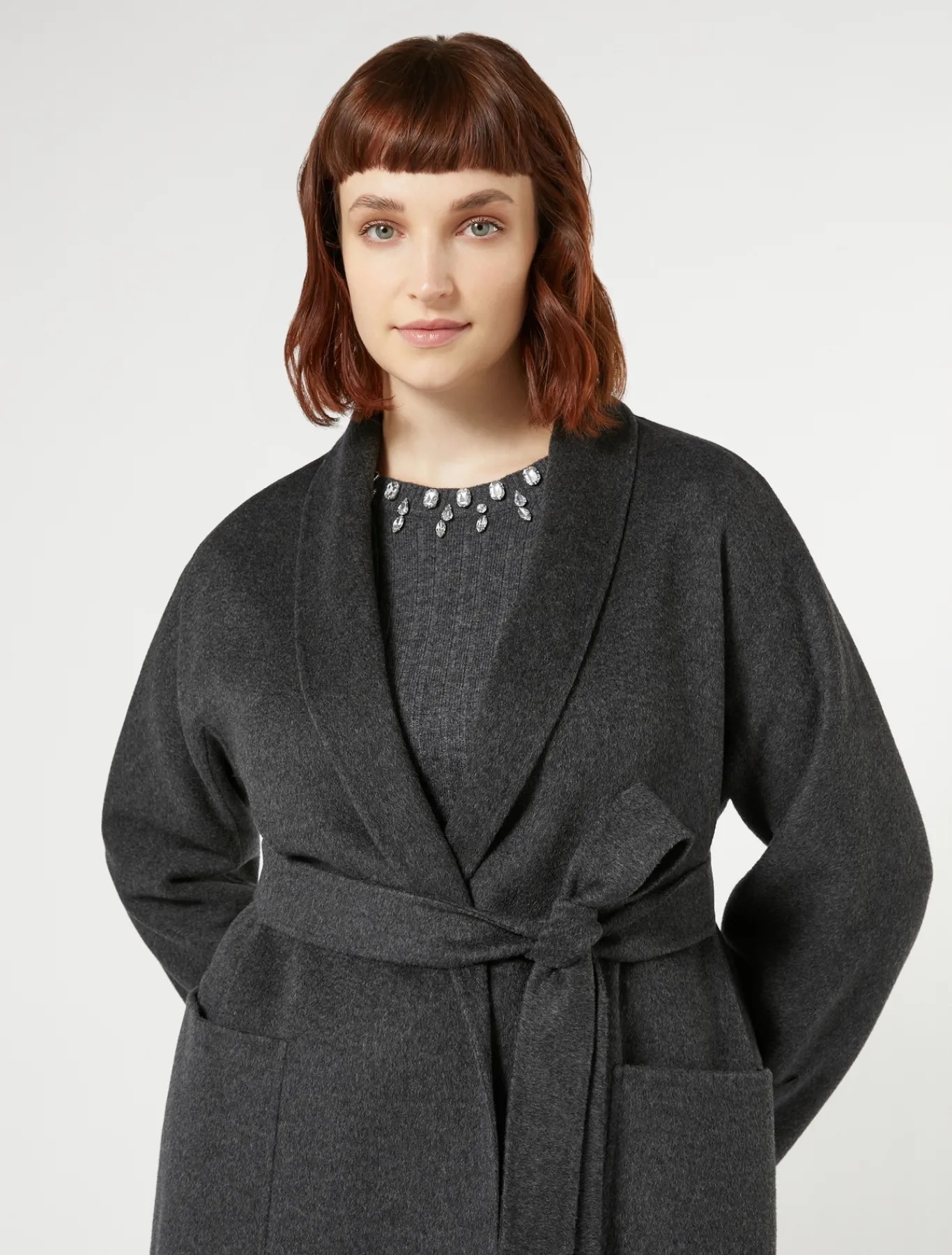 Marina Rinaldi Cappotti & Trench | Cappotti & Trench*Cappotto in double di lana GRIGIOMEDIO