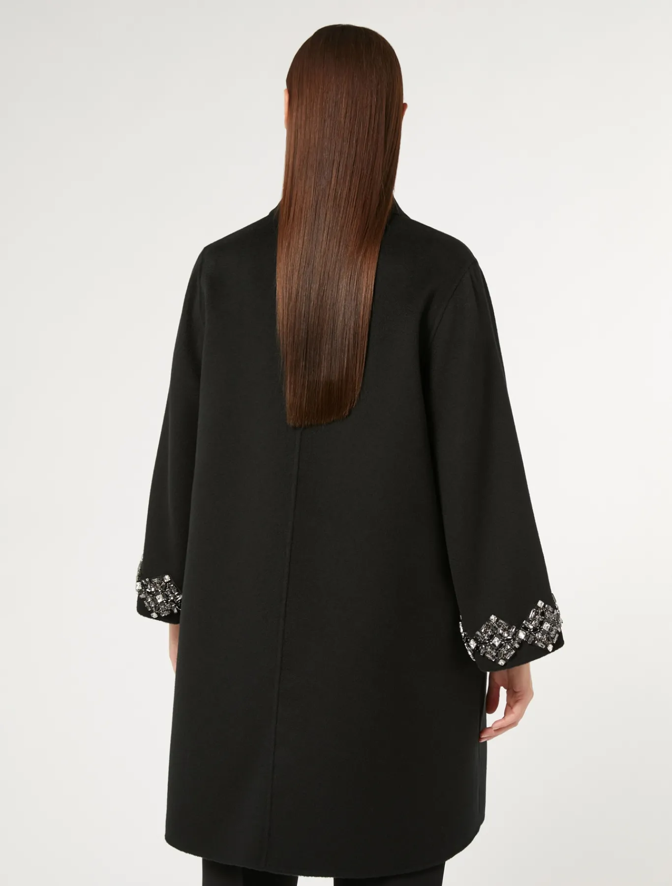 Marina Rinaldi Giacche | Cappotti & Trench*Cappotto in double di lana NERO