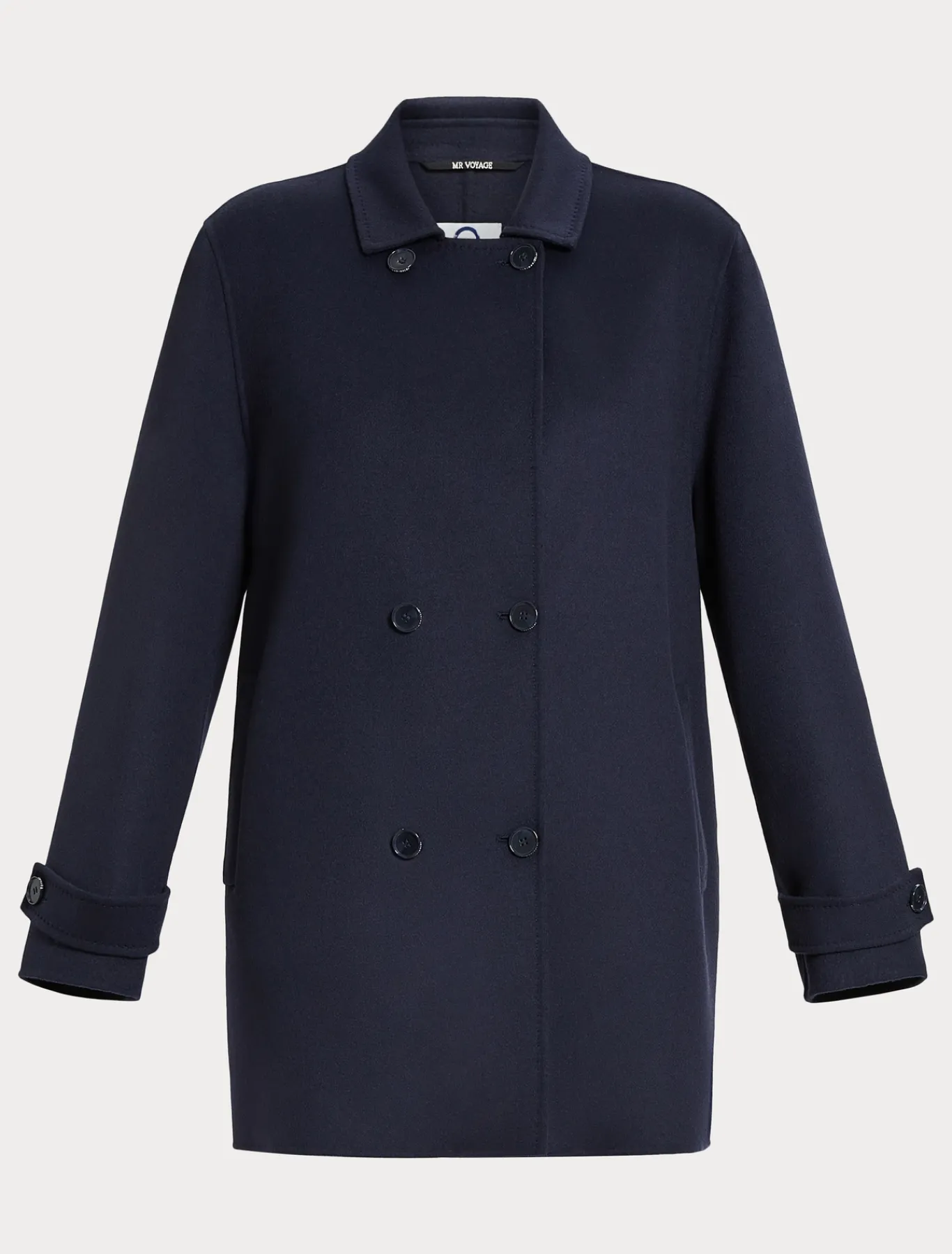 Marina Rinaldi Cappotti & Trench | Cappotti & Trench*Cappotto in double di lana e cachemire BLUNOTTE