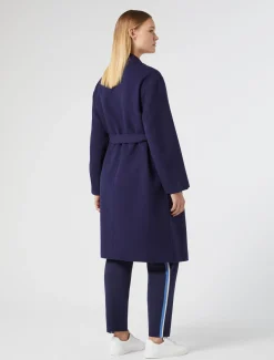 Marina Rinaldi Cappotti & Trench | Cappotti & Trench*Cappotto in double di misto lana BLU