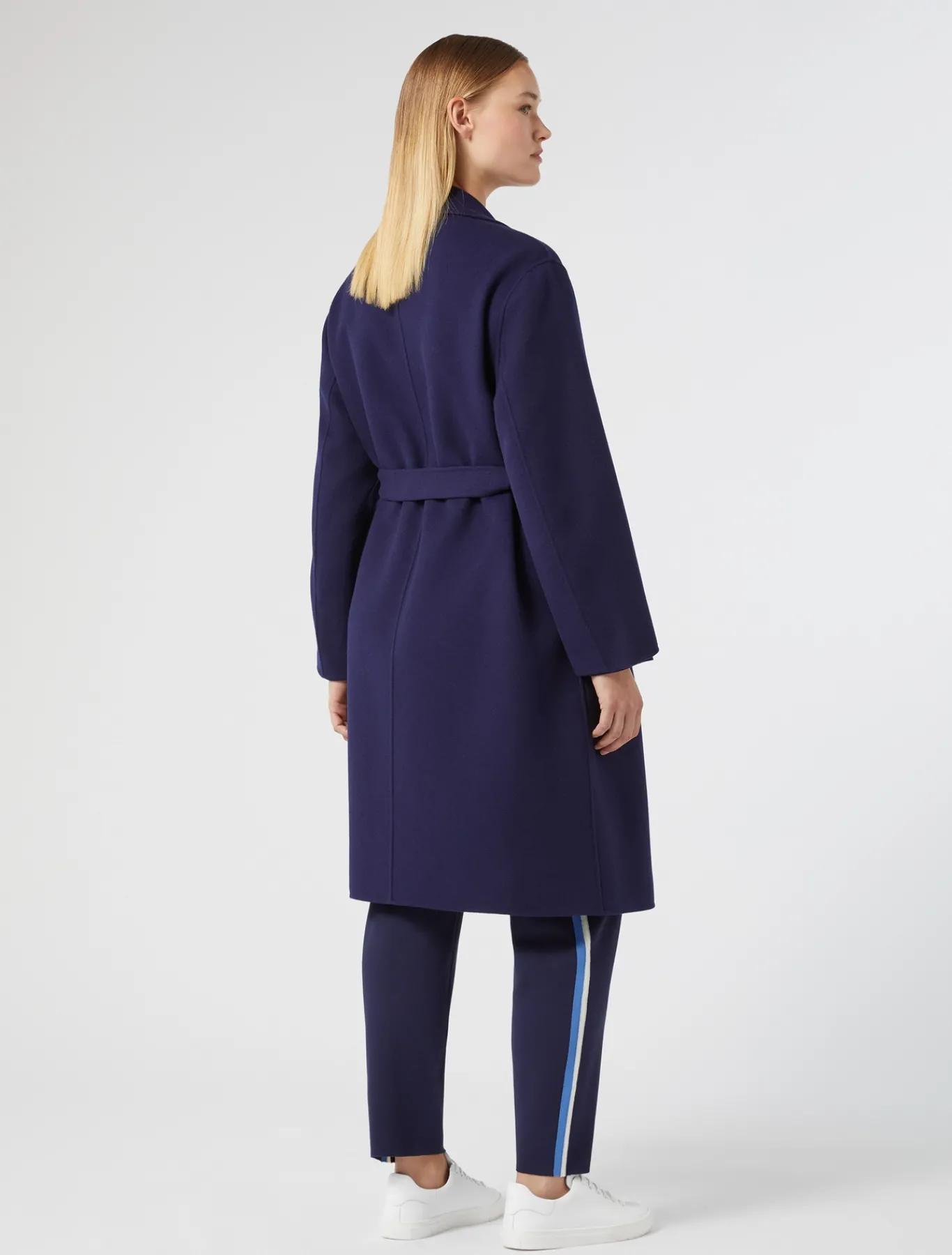 Marina Rinaldi Cappotti & Trench | Cappotti & Trench*Cappotto in double di misto lana BLU
