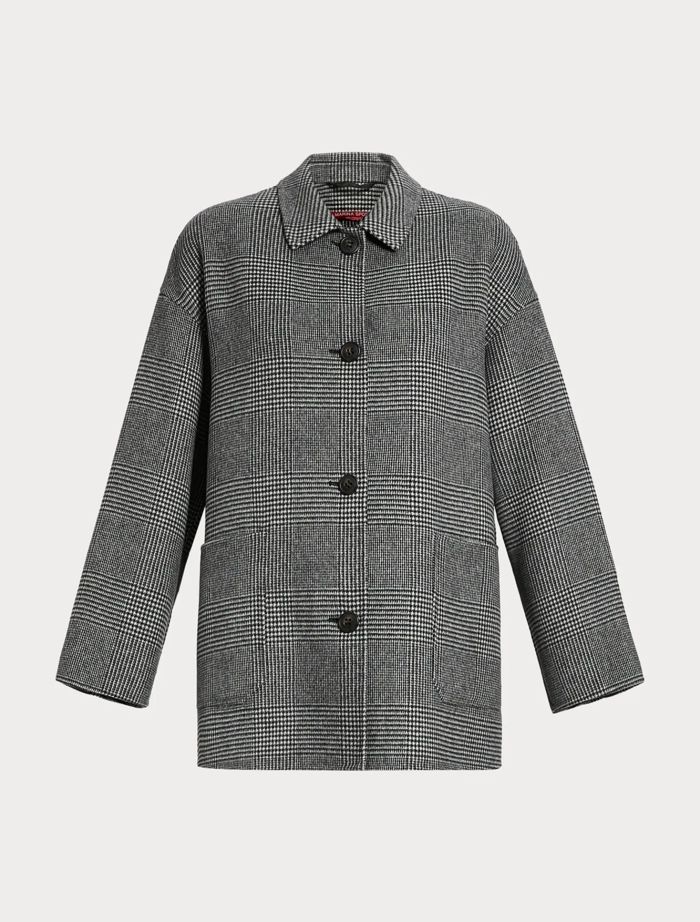 Marina Rinaldi Cappotti & Trench | Cappotti & Trench*Cappotto in double di misto lana NERO