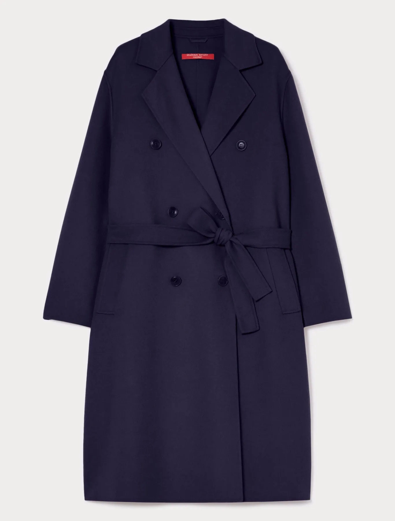 Marina Rinaldi Cappotti & Trench | Cappotti & Trench*Cappotto in double di misto lana BLU
