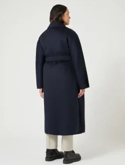 Marina Rinaldi Cappotti & Trench | Cappotti & Trench*Cappotto in double di pura lana BLUMARINO