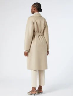 Marina Rinaldi Cappotti & Trench | Cappotti & Trench*Cappotto in double di puro cachemire NOCCIOLA