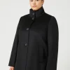 Marina Rinaldi Cappotti & Trench | Cappotti & Trench*Cappotto in drap di lana NERO