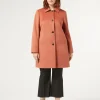 Marina Rinaldi Cappotti & Trench | Cappotti & Trench*Cappotto in drap di lana TERRACOTTA
