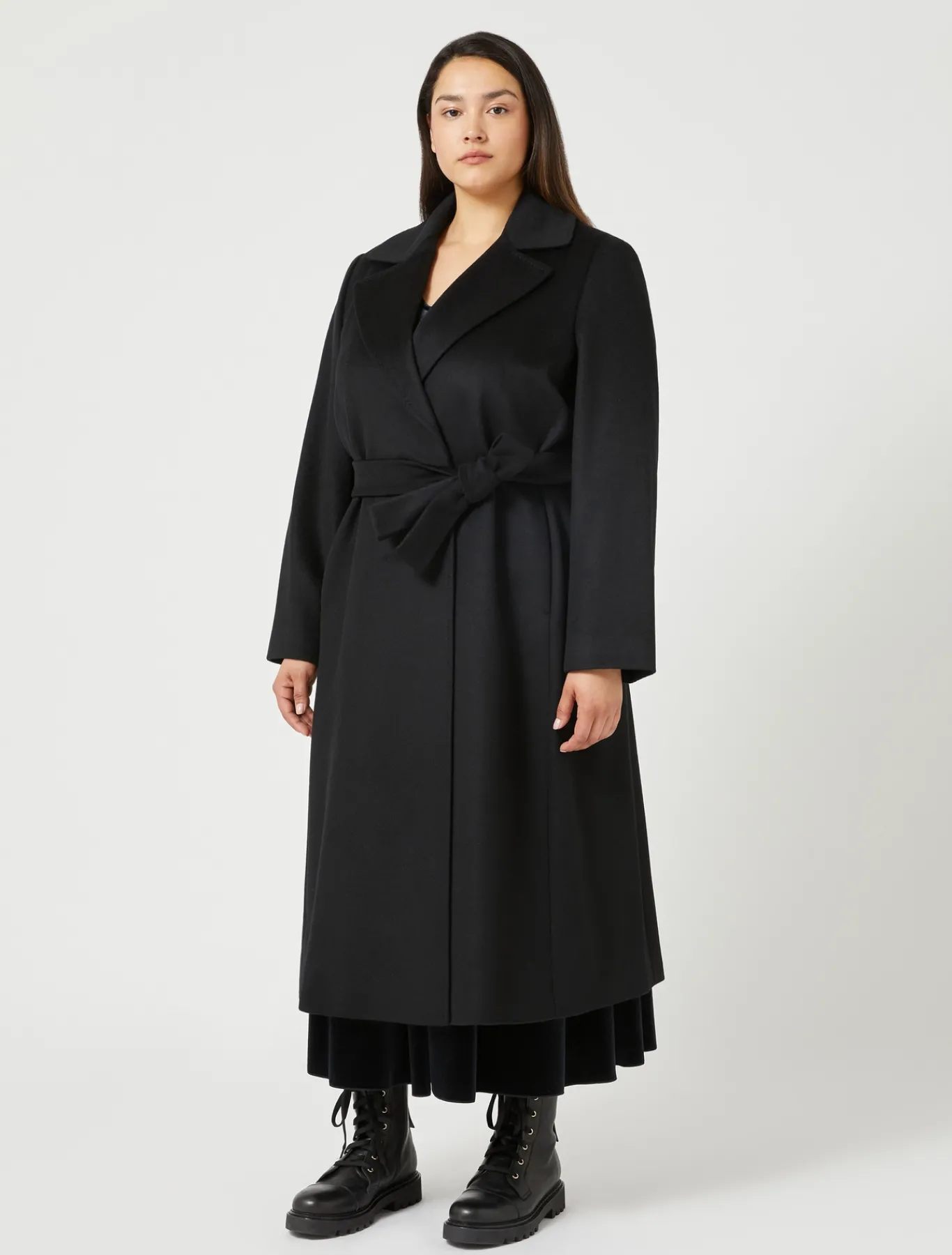 Marina Rinaldi Cappotti & Trench | Cappotti & Trench*Cappotto in drap di lana NERO
